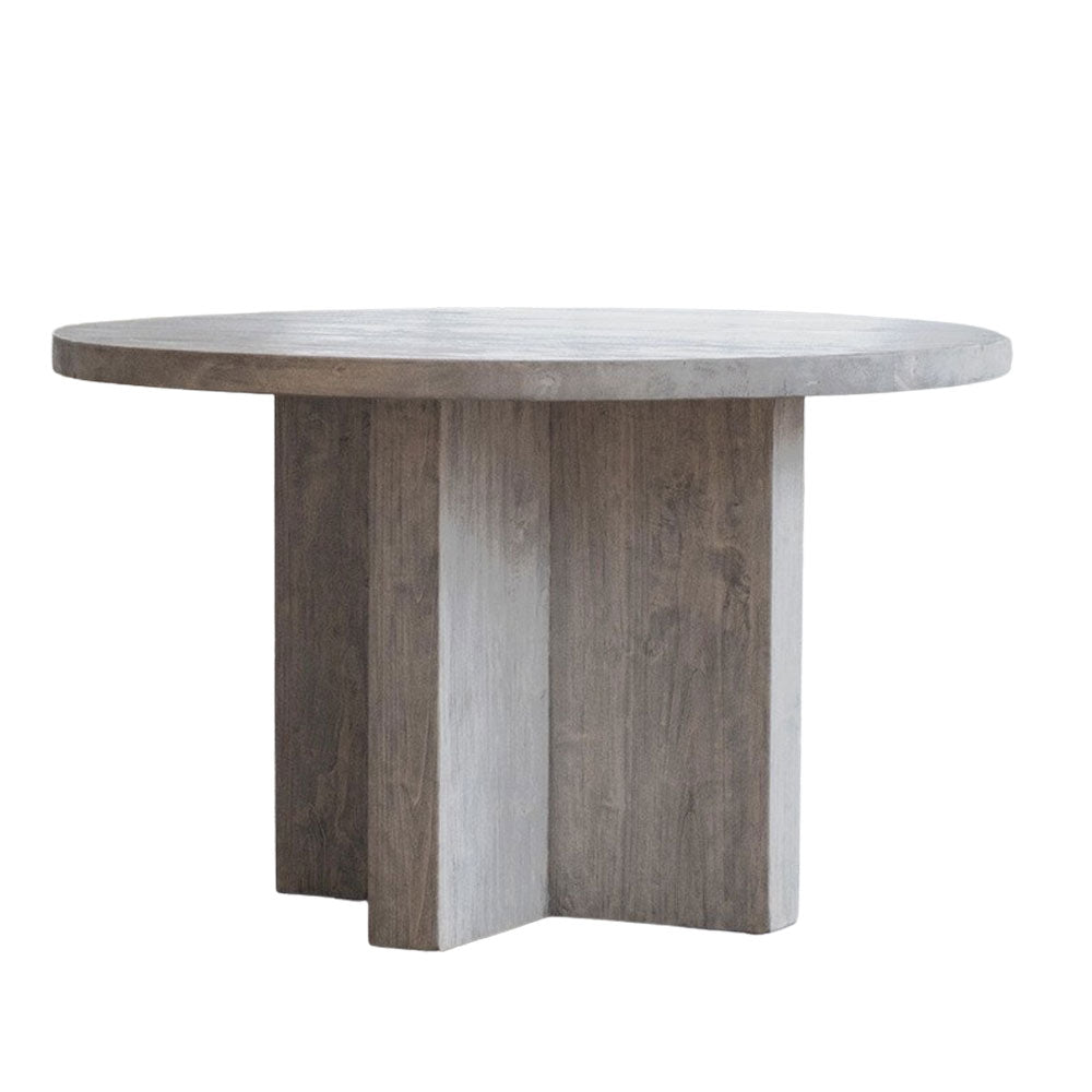 T Base 48 DIA. (Reclaimed Elm)
