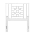 New Lattice Twin Headboard, 41.5"W, White