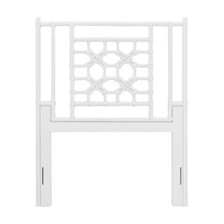 New Lattice Twin Headboard, 41.5"W, White
