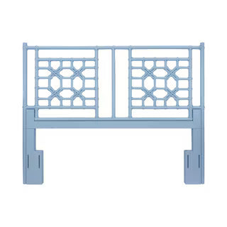 New Lattice Full/Queen Headboard, 64.25"W, Blue