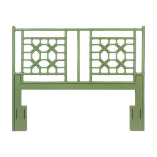 New Lattice Full/Queen Headboard, 64.25"W, Green