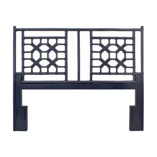 New Lattice Full/Queen Headboard, 64.25"W, Navy