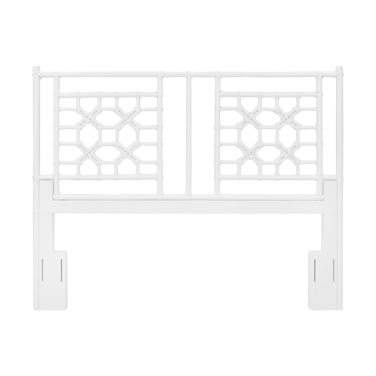 Lattice Full/Queen Headboard, 64.25"W, White