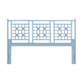 New Lattice King Headboard, Blue