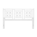 Lattice King Headboard, White