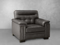 Harrison Leather Chair - Gray