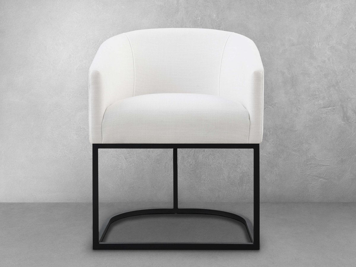 Jace Upholstered Dining Chair - White