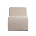 Lana Accent Chair in Camel Looped Shearling Fabric