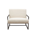 Luxe Accent Chair in Black Tufted Velvet Fabric with Polished Gold Stainless Steel Frame