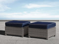 Monaco Ottoman (2-pack) - Blue