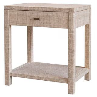 Indigo Road by Egypt Sherrod Gia Raffia Single Drawer Nightstand, 26"H, Natural