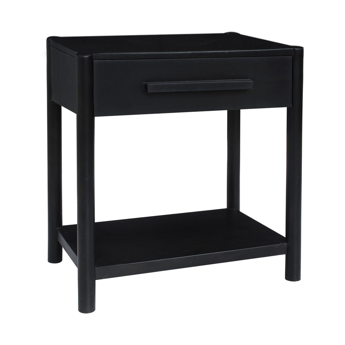 Sophie 1 Drawer Nightstand, Black