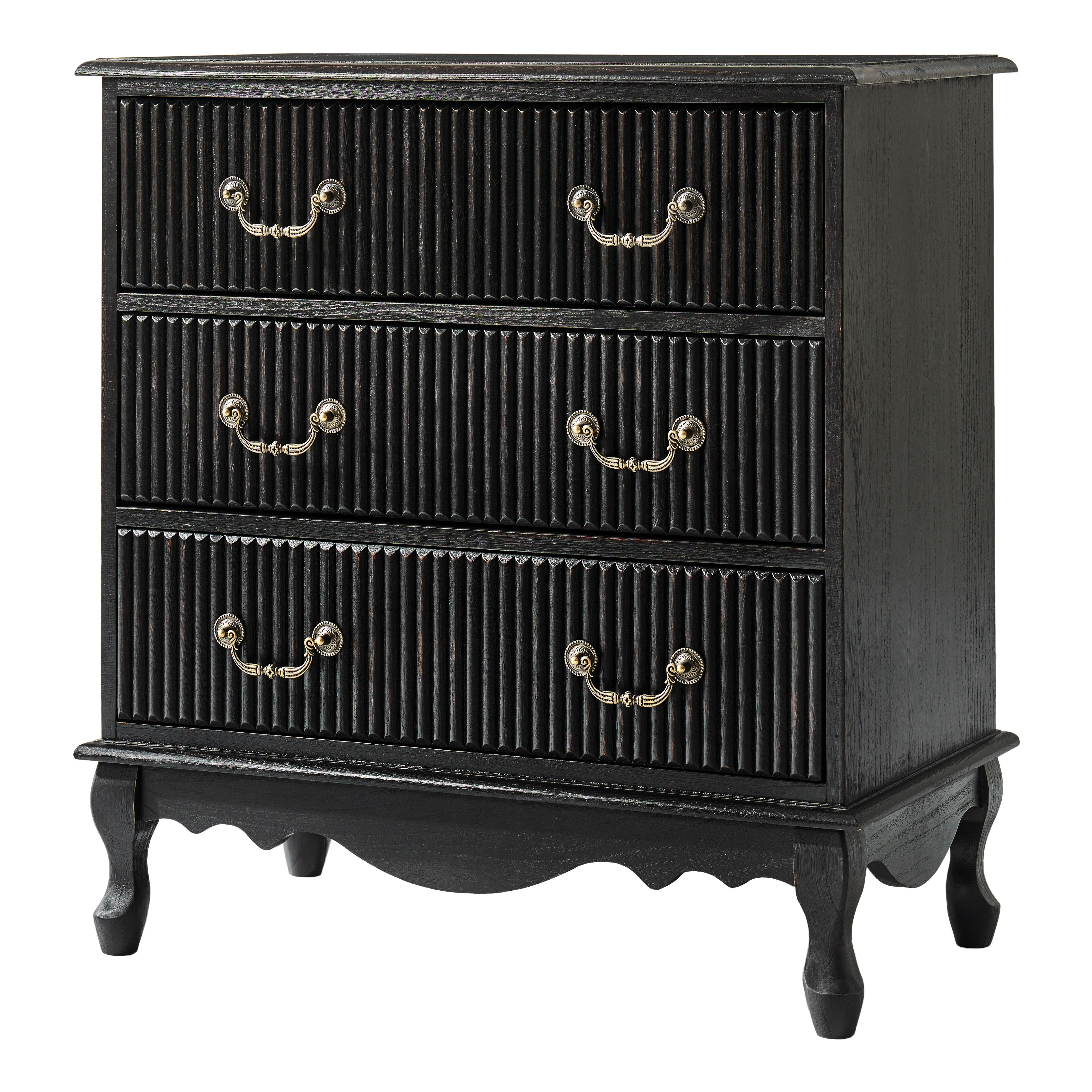 Cedar 3-Drawer Nightstand