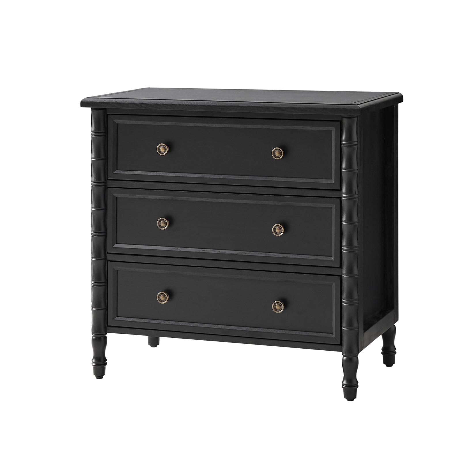 Carol 3-Drawer Nightstand