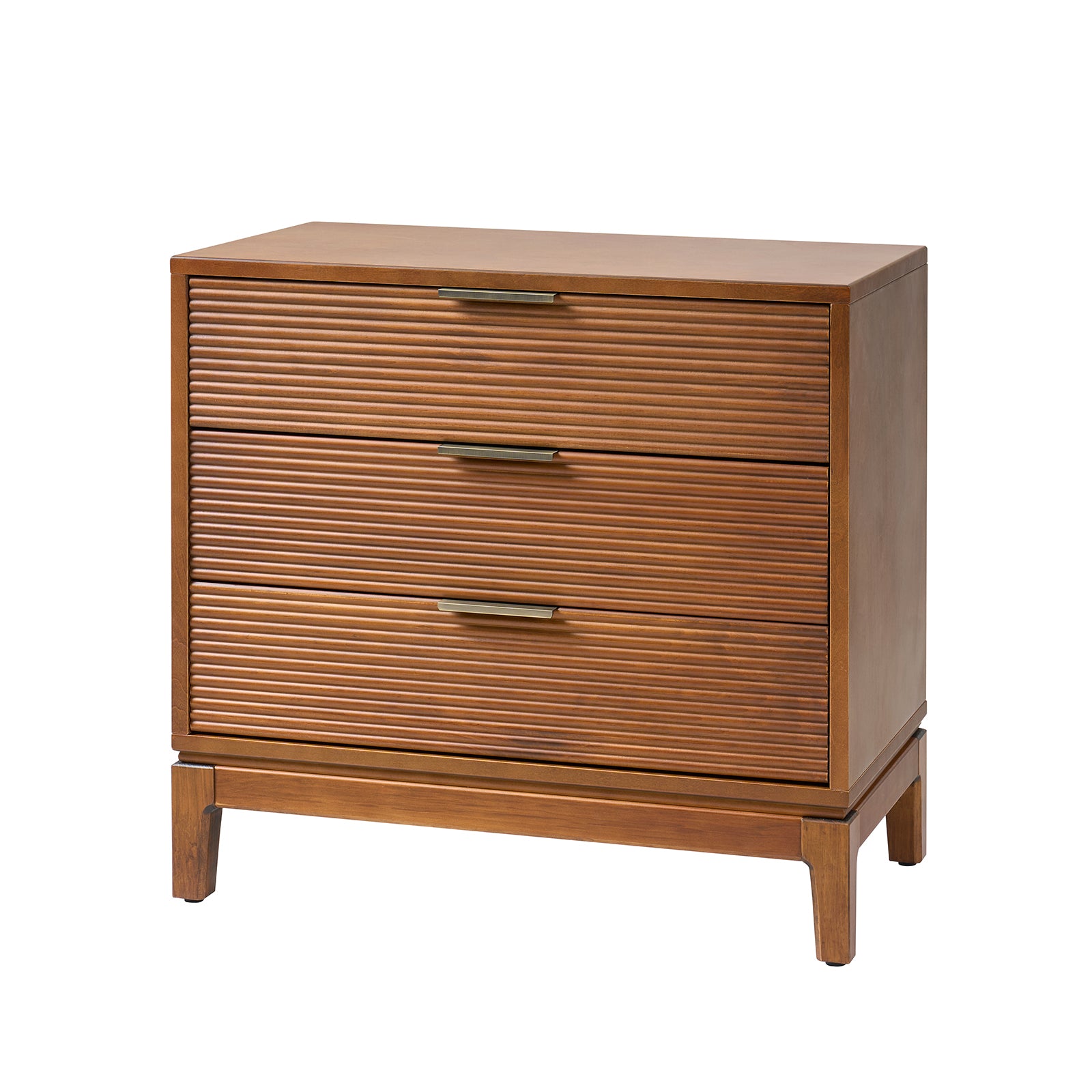 Kirk 3-Drawer Nightstand