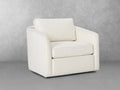 Napa Fabric Swivel Chair, Cream