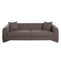 Ryder 92" Sofa In Toffee Polyester Fabric