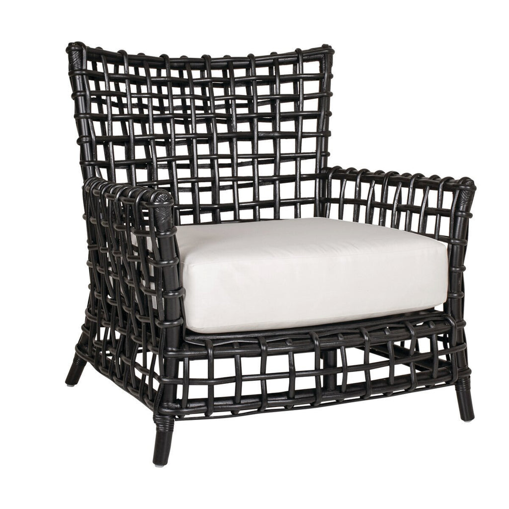Bahama Occasional Arm Chair, Black