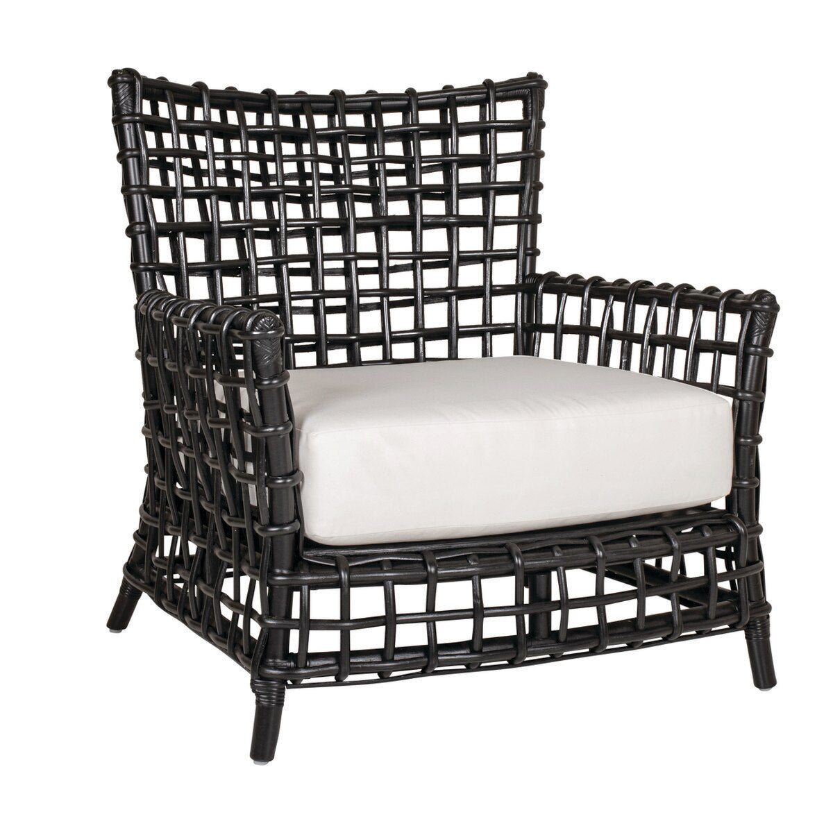 Bahama Occasional Arm Chair, Black