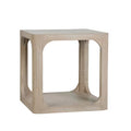 Archie Side Table, 22"W, Brushed White