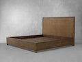 JoJo Fletcher Sawyer Oak & Grasscloth Bed, Brown - Queen
