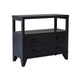 New Elias 2 Drawer Side Table, Black