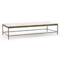 Vienna Large Rectangle Coffee Table - Antique Brass