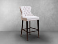 Versailles Tufted Bar Stool - Ivory